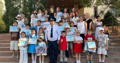 Жамбыл облысының ПД бастығы бір күнін балалармен бірге өткізді