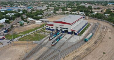 ШУ АУДАНЫНДА ЖАҢА ТЕМІРЖОЛ ДЕПОСЫ АШЫЛДЫ