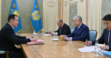 ҚАСЫМ-ЖОМАРТ ТОҚАЕВ «QAZAQGAZ» ҰК» АҚ БАСҚАРМА ТӨРАҒАСЫ САНЖАР ЖАРКЕШОВТІ ҚАБЫЛДАДЫ