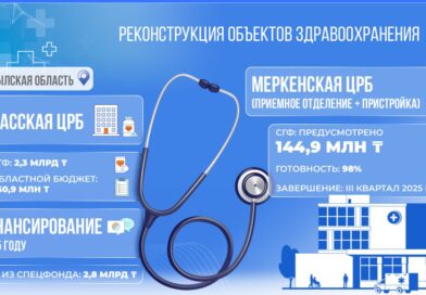 В ЖАМБЫЛСКОЙ ОБЛАСТИ НА МОДЕРНИЗАЦИЮ БОЛЬНИЦ ВЫДЕЛЕНО 2,4 МЛРД ТЕНГЕ