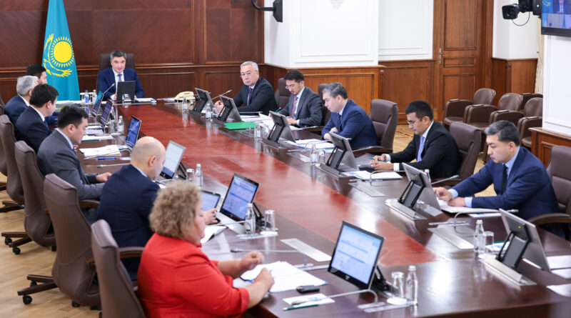 ЭКОНОМИКАҒА ИНВЕСТИЦИЯ ТАРТУ ҚАРҚЫНЫ ҮКІМЕТ ОТЫРЫСЫНДА ҚАРАЛДЫ