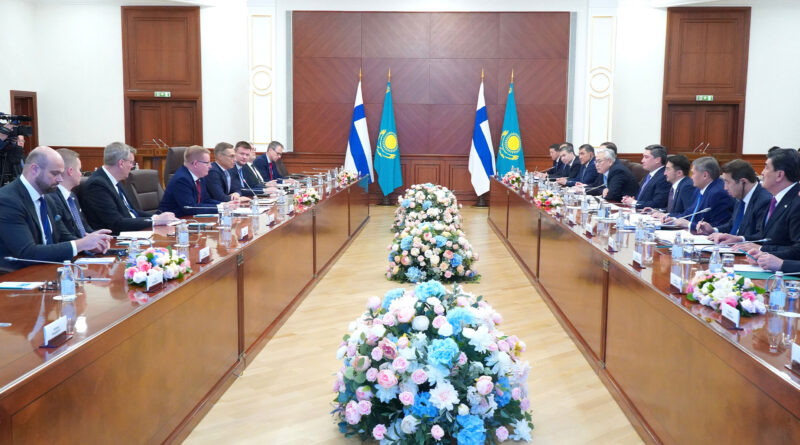 ОЛЖАС БЕКТЕНОВ ФИНЛЯНДИЯ ПРЕЗИДЕНТІ АЛЕКСАНДР СТУББПЕН САУДА-ЭКОНОМИКАЛЫҚ ЫНТЫМАҚТАСТЫҚ МӘСЕЛЕЛЕРІН ТАЛҚЫЛАДЫ