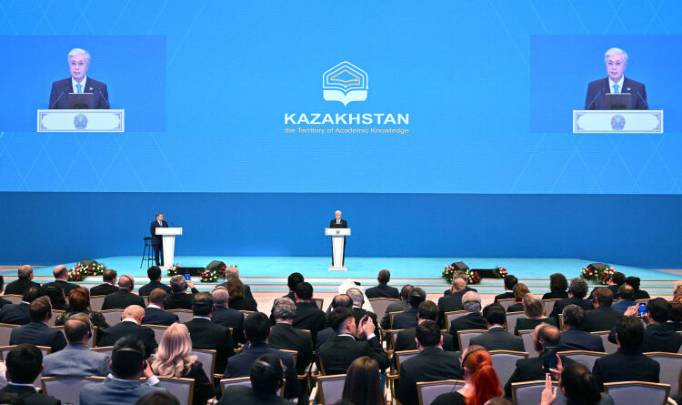 ҚАСЫМ-ЖОМАРТ ТОҚАЕВ «ҚАЗАҚСТАН – АКАДЕМИЯЛЫҚ БІЛІМ АЙМАҒЫ» СТРАТЕГИЯЛЫҚ СЕРІКТЕСТЕР ФОРУМЫНДА СӨЗ СӨЙЛЕДІ
