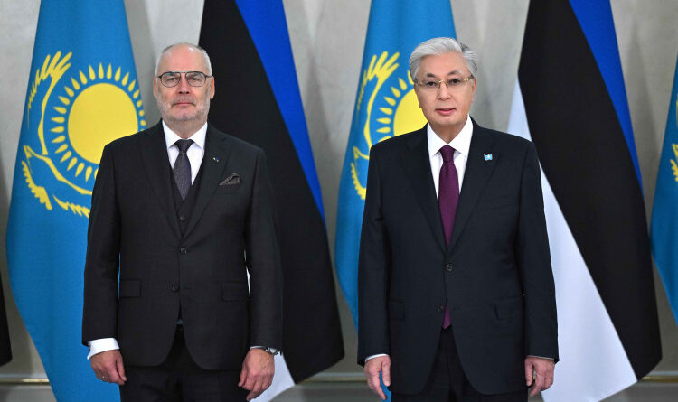 ҚАЗАҚСТАН МЕН ЭСТОНИЯ ПРЕЗИДЕНТТЕРІ КЕЛІССӨЗ ЖҮРГІЗДІ