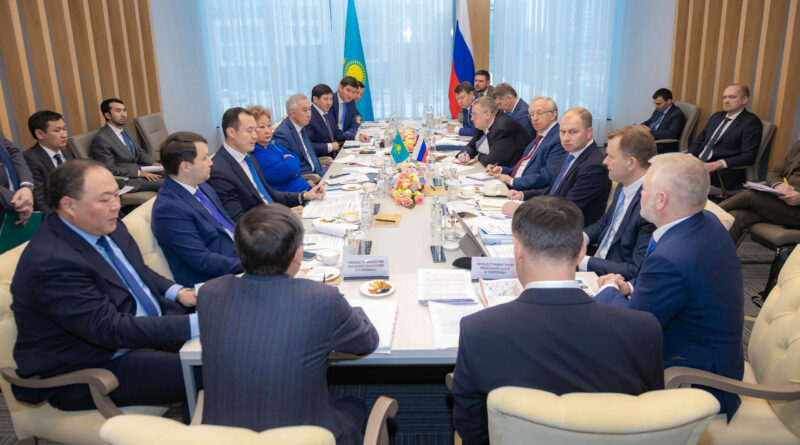 ҚАЗАҚСТАН МЕН РЕСЕЙ ҮКІМЕТАРАЛЫҚ КОМИССИЯ ОТЫРЫСЫНДА ЫНТЫМАҚТАСТЫҚ МӘСЕЛЕЛЕРІ ТАЛҚЫЛАНДЫ