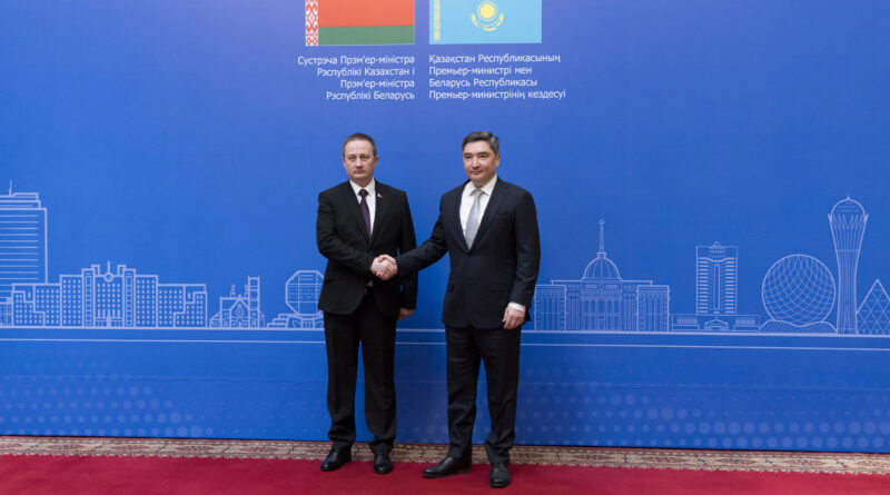 ҚАЗАҚСТАН МЕН БЕЛАРУСЬ САУДА-ЭКОНОМИКАЛЫҚ ЫНТЫМАҚТАСТЫҚТЫ ДАМЫТУ МӘСЕЛЕЛЕРІН ТАЛҚЫЛАНДЫ
