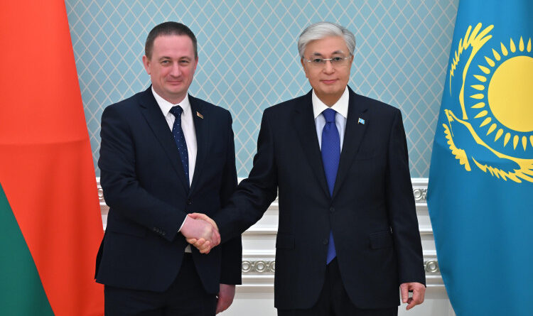 ҚАСЫМ-ЖОМАРТ ТОҚАЕВ БЕЛАРУСЬ ПРЕМЬЕР-МИНИСТРІ АЛЕКСАНДР ТУРЧИНДІ ҚАБЫЛДАДЫ