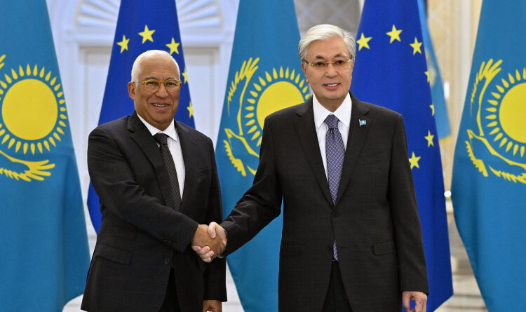 МЕМЛЕКЕТ БАСШЫСЫ ЕУРОПАЛЫҚ КЕҢЕС ПРЕЗИДЕНТІ АНТОНИУ КОШТАМЕН КЕЛІССӨЗ ЖҮРГІЗДІ