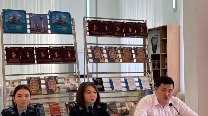 «ЗАҢ МЕН ТӘРТІП – БІЗДІҢ ҰСТАНЫМ» АДАЛДЫҚ САҒАТЫ ӨТТІ