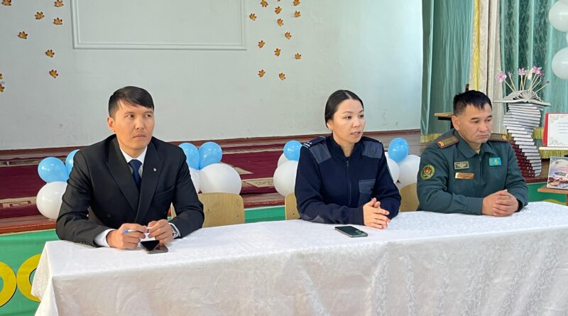 В КАРАТАУ ПРОШЛА ПРАВОВАЯ ВСТРЕЧА НА ТЕМУ «ЗАКОН И ПОРЯДОК»