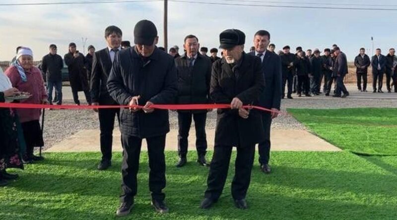 БАЙЗАҚ АУДАНЫНДА «АРДАГЕРЛЕР САЯБАҒЫ» ПАЙДАЛАНУҒА БЕРІЛДІ