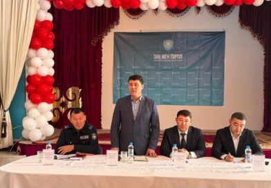 МОЙЫНҚҰМ АУДАНЫНДА «ЗАҢ МЕН ТӘРТІП – ЖАРҚЫН БОЛАШАҚ КЕПІЛІ» ТАҚЫРЫБЫНДА КЕЗДЕСУ ӨТТІ