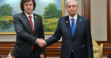 ГЛАВА ГОСУДАРСТВА ПРОВЁЛ ВСТРЕЧУ С ПРЕМЬЕР-МИНИСТРОМ ГРУЗИИ