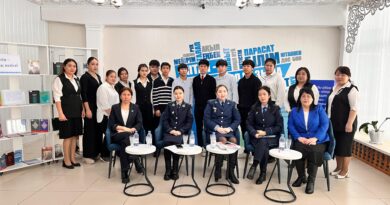 В ТАРАЗЕ ПРОШЛА ВСТРЕЧА С МОЛОДЕЖЬЮ ПО ВОПРОСАМ ПРАВОВОГО ВОСПИТАНИЯ