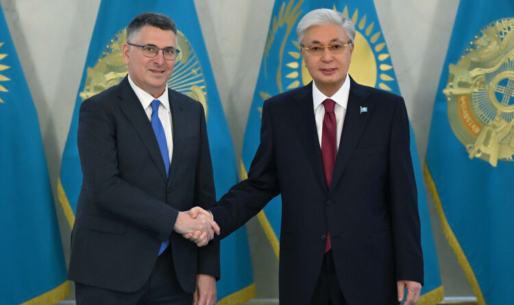 МЕМЛЕКЕТ БАСШЫСЫ ИЗРАИЛЬДІҢ  СЫРТҚЫ ІСТЕР МИНИСТРІН ҚАБЫЛДАДЫ