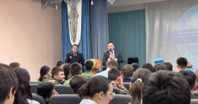 ЖАМБЫЛ: №41 МЕКТЕП-ГИМНАЗИЯСЫНДА ҚАРЖЫЛЫҚ ЖӘНЕ ЦИФРЛЫҚ ҚАУІПСІЗДІК ТАҚЫРЫБЫНДА КЕЗДЕСУ ӨТТІ