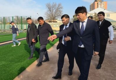 «ЖАСТАР» СТАДИОНЫ ЖАҢАРТЫЛЫП ЖАТЫР