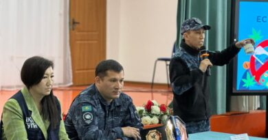 ТАРАЗДА МЕКТЕП ОҚУШЫЛАРЫНА ЕСІРТКІГЕ ҚАРСЫ ТҮСІНДІРУ ЖҰМЫСТАРЫ ЖҮРГІЗІЛДІ