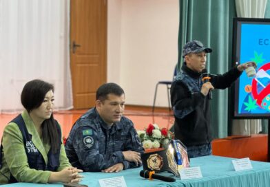 ТАРАЗДА МЕКТЕП ОҚУШЫЛАРЫНА ЕСІРТКІГЕ ҚАРСЫ ТҮСІНДІРУ ЖҰМЫСТАРЫ ЖҮРГІЗІЛДІ