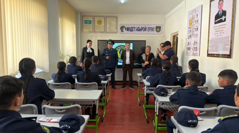 В ЖАМБЫЛСКОЙ ОБЛАСТИ ОТКРЫЛСЯ 32-Й КЛАСС «ЖАС САҚШЫ»