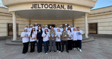 В ТАРАЗЕ ПРОШЛА ПРОФИЛАКТИЧЕСКАЯ АКЦИЯ ПРОТИВ НАРКОГРАФФИТИ