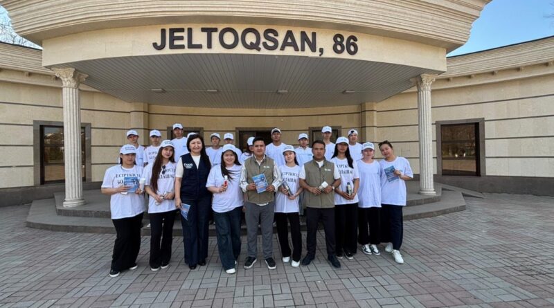 В ТАРАЗЕ ПРОШЛА ПРОФИЛАКТИЧЕСКАЯ АКЦИЯ ПРОТИВ НАРКОГРАФФИТИ