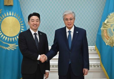 ҚАСЫМ-ЖОМАРТ ТОҚАЕВ КОРЕЯ РЕСПУБЛИКАСЫНЫҢ АРНАУЛЫ ӨКІЛІН ҚАБЫЛДАДЫ