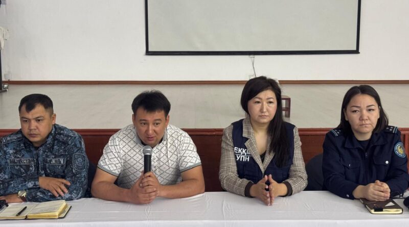 ЖАМБЫЛ ОБЛЫСЫНДА СОТТАЛҒАНДАРМЕН ПРОФИЛАКТИКАЛЫҚ КЕЗДЕСУ ӨТТІ