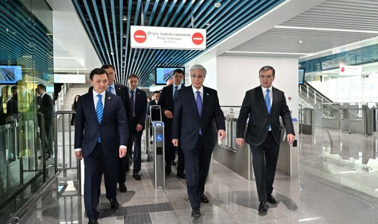 МЕМЛЕКЕТ БАСШЫСЫ ASTANA LRT ЖҮЙЕСІН ІСКЕ ҚОСУ РӘСІМІНЕ ҚАТЫСТЫ