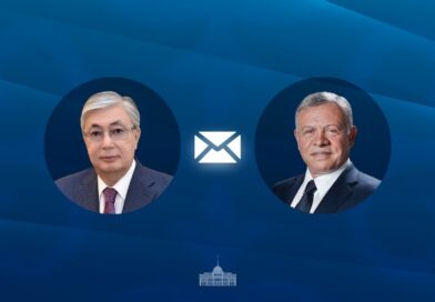 ПРЕЗИДЕНТ ИОРДАНИЯ КОРОЛІНЕ ҚҰТТЫҚТАУ ЖОЛДАДЫ