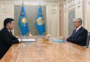 ПРЕЗИДЕНТ ЕҢБЕК ЖӘНЕ ХАЛЫҚТЫ ӘЛЕУМЕТТІК ҚОРҒАУ МИНИСТРІ АСҚАРБЕК ЕРТАЕВТЫ ҚАБЫЛДАДЫ
