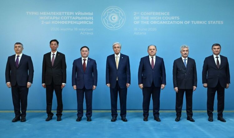 ПРЕЗИДЕНТ ТҮРКІ МЕМЛЕКЕТТЕРІ ҰЙЫМЫ ЕЛДЕРІНІҢ ЖОҒАРҒЫ СОТ БАСШЫЛАРЫМЕН КЕЗДЕСТІ