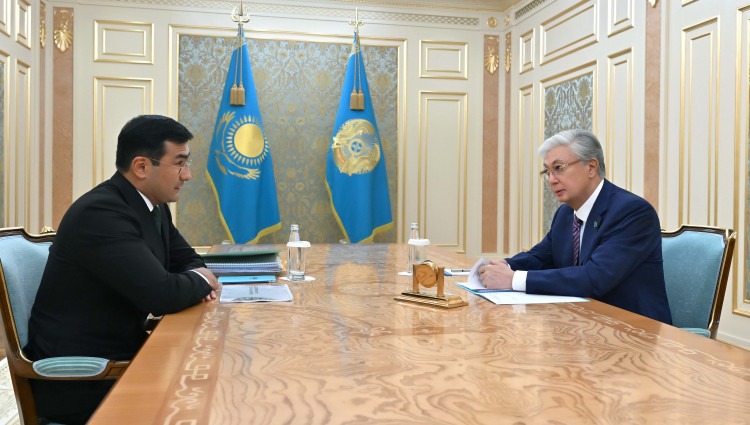 ПРЕЗИДЕНТ «БӘЙТЕРЕК» ХОЛДИНГІНІҢ БАСШЫСЫН ҚАБЫЛДАДЫ