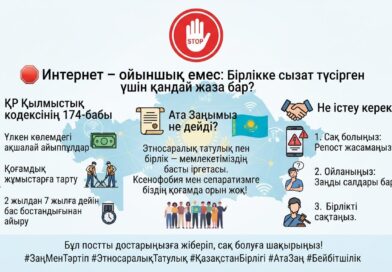 ИНТЕРНЕТТЕГІ ЖАЗБА ҮШІН ҚЫЛМЫСТЫҚ ЖАУАПКЕРШІЛІК КӨЗДЕЛГЕН
