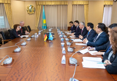 ҚАЗАҚСТАН МЕН ГЕРМАНИЯ ӨНЕРКӘСІПТІК ЫНТЫМАҚТАСТЫҚТЫ ДАМЫТУ МӘСЕЛЕСІН  ТАЛҚЫЛАДЫ